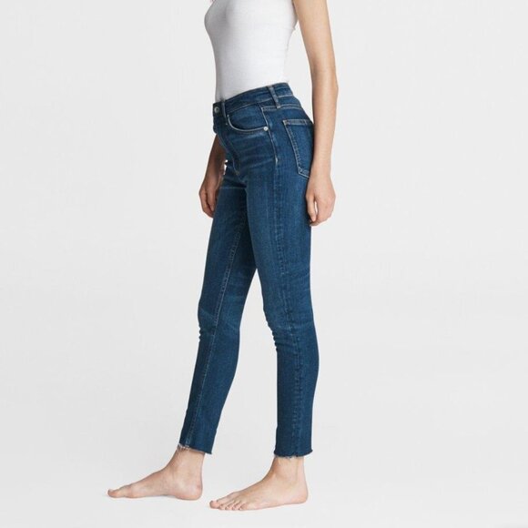 RAG & BONE Skinny Raw Hem Capri Jeans in Sonoma Size 24 - Picture 2 of 12